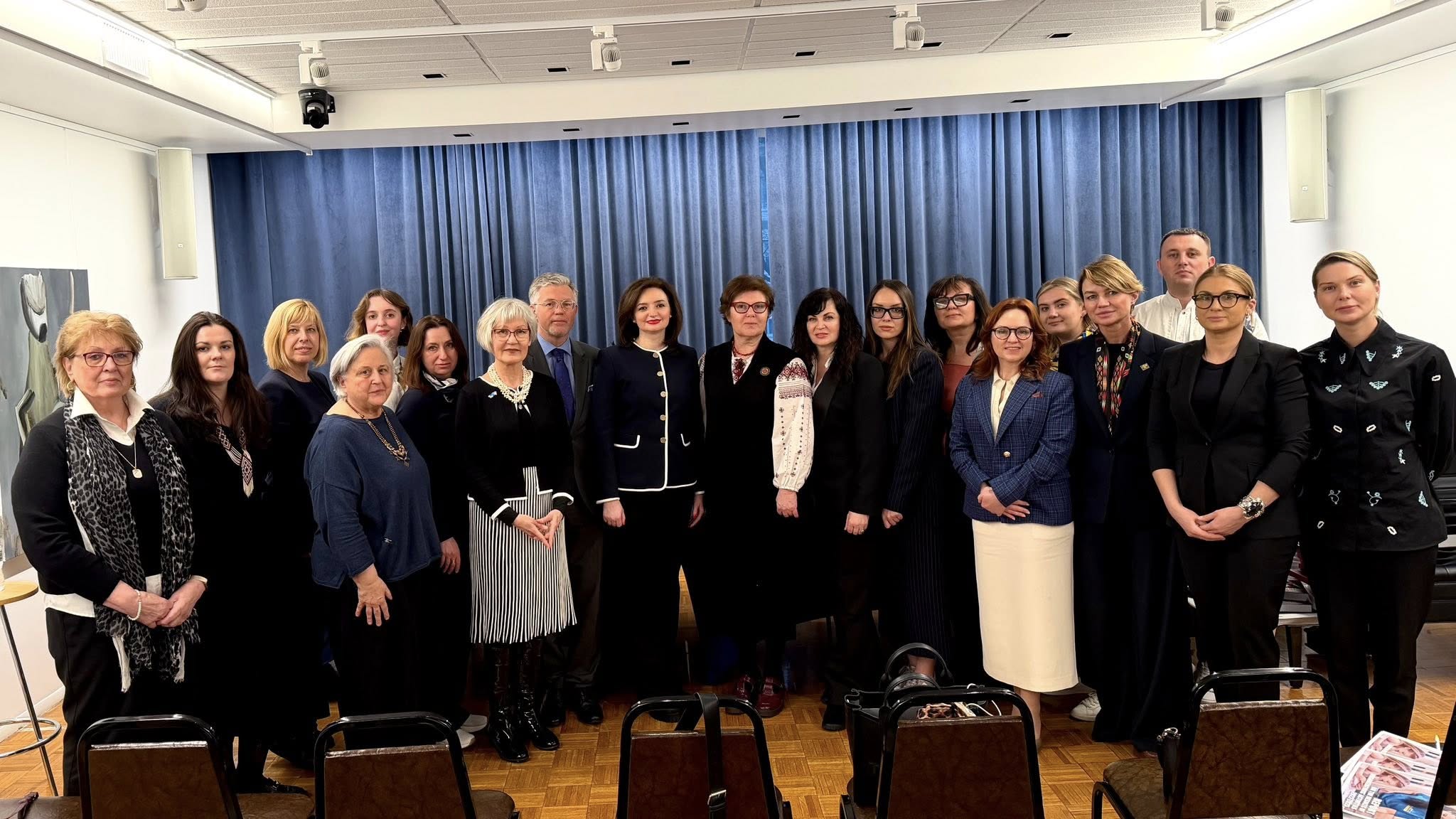 Зустріч української делегації з українською діаспорою у Shevchenko Scientific Society, USA